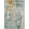 Homeroots 8' X 10' Blue Copper And Gray Abstract Washable Indoor Outdoor Area Rug 605497 - alternate 6