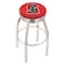 Holland Bar Stool Co 25" Chrome Stanford Swivel Bar Stool, Accent Ring L8C3C25Stnfrd - alternate 1