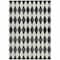 Homeroots 8' X 10' Black Geometric Washable Indoor Outdoor Area Rug 577016 - alternate 5