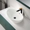 Anzzi Verona Series 23 in. Ceramic Oval Vessel Bathroom Sink Basin in White LS-AZ926 - alternate 6