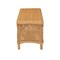 Bali & Pari Erla Bohemian Light Honey Rattan Accent Bench with Scallop border 247-13763-ZORO - alternate 4
