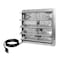 Iliving Silver 3368 CFM 20 in. Wall-Mounted Electric Powered Variable Speed Shutter Exhaust Fan ILG8SF20V - alternate 1