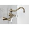 Kingston Brass Double-Handle Wall Mount Bathroom Faucet, Antique Brass KS3243PX - alternate 6