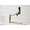 Kingston Brass Deck Mount Pot Filler Faucet, Polished Brass KS4702PKL - alternate 4