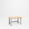 Pucel Hardwood Top Hydraulic Bench, Electric, 30 in W x 48 in D x 29 in-41 in H, Gray HBW-3048-E12 - alternate 1