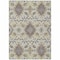Homeroots 8' X 10' Ivory Brown And Green Oriental Washable Indoor Outdoor Area Rug 597695 - alternate 7