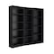 Homeroots Set of Three Black Five Tier Bookcase 546340 - alternate 10