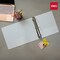 Deli Std Duty View Binder 3in, Letter, D-Ring, PVC-Free, White, 6PK CF570-WH - alternate 2