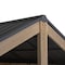 Sunjoy Newville 10.1ft x 21.6ft FSC Wood Carport, Privacy Wall, Rain Gutter, Outdoor Cedar Gazebo Pavilion A110001120 - alternate 5