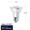 Bulbrite 50-Watt Equivalent Dimmable Flood PAR20 Medium E26 LED Light Bulb, 2700K, 6PK 861713 - alternate 9