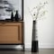 Homeroots 47" Black And Gray Ombre Tapered Ceramic Floor Vase 576742 - alternate 4