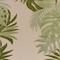 Homeroots 8' X 11' Ivory And Green Palm Leaf Indoor Outdoor Area Rug 548091 - alternate 6