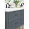 Amerock Overton 8-13/16 in 224 mm Center-to-Center Brushed Matte Black/Satin Nickel Cabinet Pull BP36684BMBG10 - alternate 4