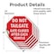 Signmission Do Not Tailgate Gate Closes After E, 4 inch X 4 inch, Vinyl Decal, 5PK OC-D-5PACK-4-67 - alternate 4