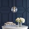 Jonathan Y Bleecker 7.75" Metal/Glass Globe LED Pendant, Clear/Brass JYL9528C - alternate 11