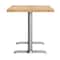 Flash Furniture Bennett 30 in x 48 in Solid Wood Indoor Tabletop in Natural with Dual 5 in x 22 in Dining Height GSF-REC3048-NAT-T0522S-GG - alternate 7
