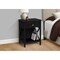 Monarch Specialties Accent Table, Side Table, 2 Tier, Bedroom, Nightstand, Black Veneer, Transitional I 3986 - alternate 2
