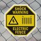Signmission Shock Warning Electric Fence, 10 inch X 10 inch, Aluminum Metal Signs, 5PK OC-A-5Pack-10-51 - alternate 3
