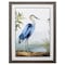 Homeroots 36" X 27" Blue Heron Brown Framed Art 365879 - alternate 6