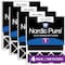 Nordic Pure 20x25x5 Pure Carbon Pleated Air Filter, High Capacity, MERV 8, 4 PK 20x25x5LXREDPCP-4 - alternate 1