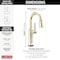 Delta Renaldi Touch2O Bar / Prep Faucet with Touchless Technology Lumicoat Polished Nickel 9984TL-PN-PR-DST - alternate 6