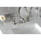 Kingston Brass Widespread Bathroom Faucet with Pop-Up Drain, Brushed Nickel FB8958CML - alternate 5