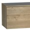 Homeroots 48" Oak Wood Freestanding Bathroom Vanity With White Sink And Two Drawers 627409 - alternate 3