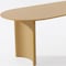 Homeroots 67" Natural Solid Wood Double Pedestal Base Oval Dining Table 721148 - alternate 4