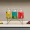 Basicwise 3-Piece Glass Drink Dispenser Set with Metal Stand and Stainless Steel Spigot - Beverage QI004714 - alternate 6