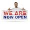Signmission We Are Now Open, 18 Inch x 48 Inch, Vinyl Banner B-30922 - alternate 4