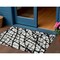 Homeroots 3' X 5' Black And Ivory Abstract Washable Indoor Outdoor Area Rug 614317 - alternate 1