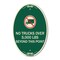 Signmission No Trucks Over Editable Weight Beyond This , 12 In X 18 In Architectural, Heavy Gauge Aluminum A-OV-G-1218-23555 - alternate 1