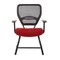 Space Seating 55 Series Professional AirGrid Back Visitors Chair, Red 5505-9 - alternate 4