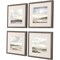 Homeroots Set Of Four Watercolor Ocean Landscapes Framed Print Wall Art, 4PK 474057 - alternate 5