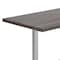 Flash Furniture Bennett 30 in x 48 in Solid Wood Indoor Tabletop in Dark Brown with Dual 5 in x 22 in Dining Height GSF-REC3048-DKBRN-T0522S-GG - alternate 9
