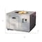 Homeroots 50000 BTU 35in Gray Aluminum Natural Gas Square Fire Pit Table With Cover 535174 - alternate 4