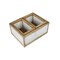 Happimess Fallon Modern Minimalist Handmade Wooden Metal Nesting Storage Baskets, White/Natural, 3PK BSK3005A-3SET - alternate 5