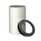Gatco Modern Round 3 Gal. Wastebasket, Matte Pearl/Matte Black Lid 1931MX - alternate 3