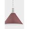 Hudson Valley Lighting Painted No. 2 21 in. Pendant in Polished Nickel/Soft Crimson by Mark D. Sikes MDS352L-PN/CRN - alternate 6