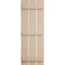 Ekena Millwork Rustic Three Board Spaced Board-n-Batten Rough Sawn Faux Wood Shutters, 17 1/2W x 62H, PR SHUBSS17X62RSPR - alternate 14