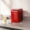 Galanz 2.3 Quart Countertop Ice Maker with Removable Basket and Scoop in Hot Rod Red GLCI26RDR3A - alternate 4