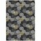 Homeroots 10' X 14' Black Gray And Ivory Polka Dot Washable Indoor Outdoor Area Rug 594219 - alternate 6