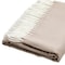 Homeroots 50" X 60" Light Brown Woven Herringbone Plush Throw Blanket with Tassels 475731 - alternate 5