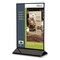Deflecto Tabletop Sign and Menu Holder, 8.5 x 11 Insert, Clear with Black Frame 4430 - alternate 5
