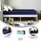 Flash Furniture Irvine Liquid-Resistant Memory Foam 8 Inch Twin Mattress w/Removable Cover w/Zipper in Blue CL-MF-LR-TWIN-GG - alternate 8