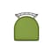 Holland Bar Stool Co 810 Contessa Stainless Steel 36in Swivel Bar Stool with Canter Kiwi Green Seat 81036SS009 - alternate 4