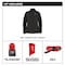 Milwaukee Tool M12 Women's Heated Jacket, Black, Heats 3 to 12 Hours, 2 Outside Pockets, S F102B-21S - alternate 10