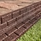 Rubberific RBFE4BN40 Brickface Landscape Edging, 48 in L, L, Rubber, Brown RBFE4BN6 - alternate 5
