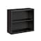 Hirsh Hirsh 2 Shelf Metal Bookcase, 30in. Height, Charcoal 22454 - alternate 1