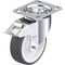 Blickle Swivel Plate Caster, PU, 5", Brake LK-POTH 125KA-14-FI - alternate 1